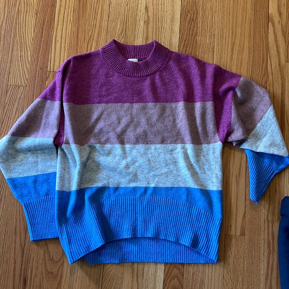Women’s A New Day Block Stripe Sweater